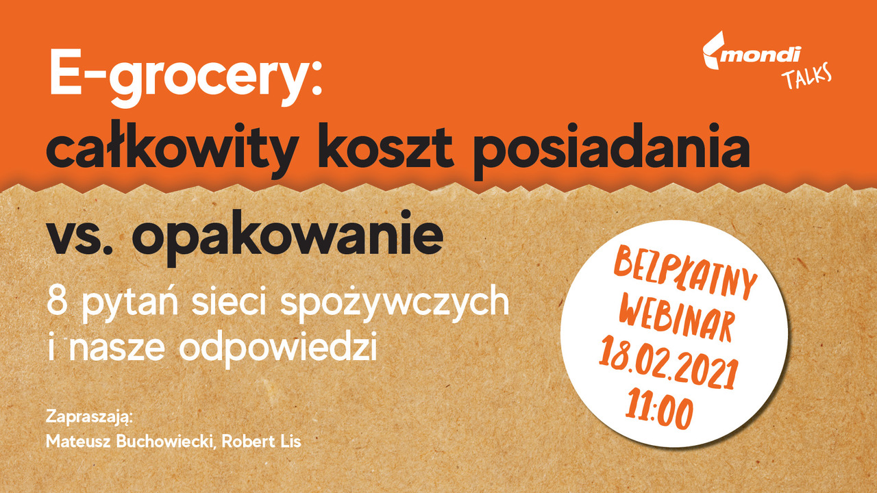 Wyzwanie e-grocery: całkowity koszt posiadania vs. opakowanie
